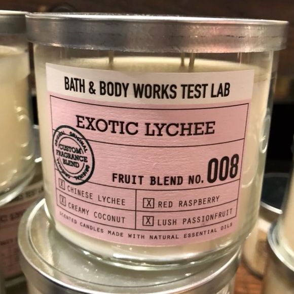 bath and body works other exotic lychee candle poshmark ingredients in bath and body works candles